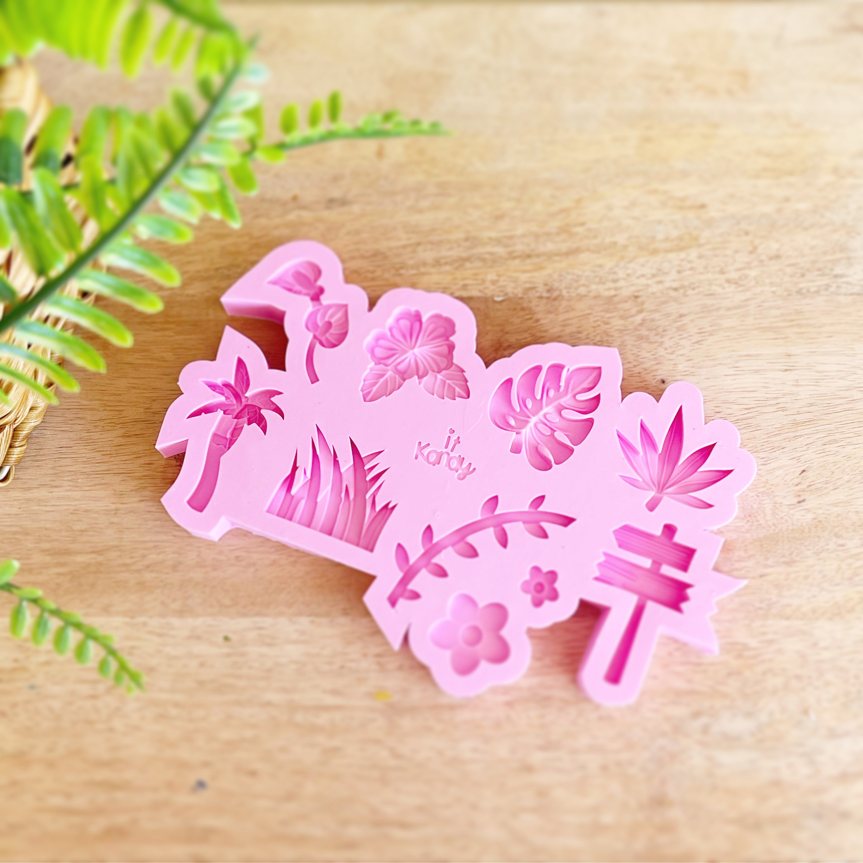 Large Jungle Plants Silicone Mold