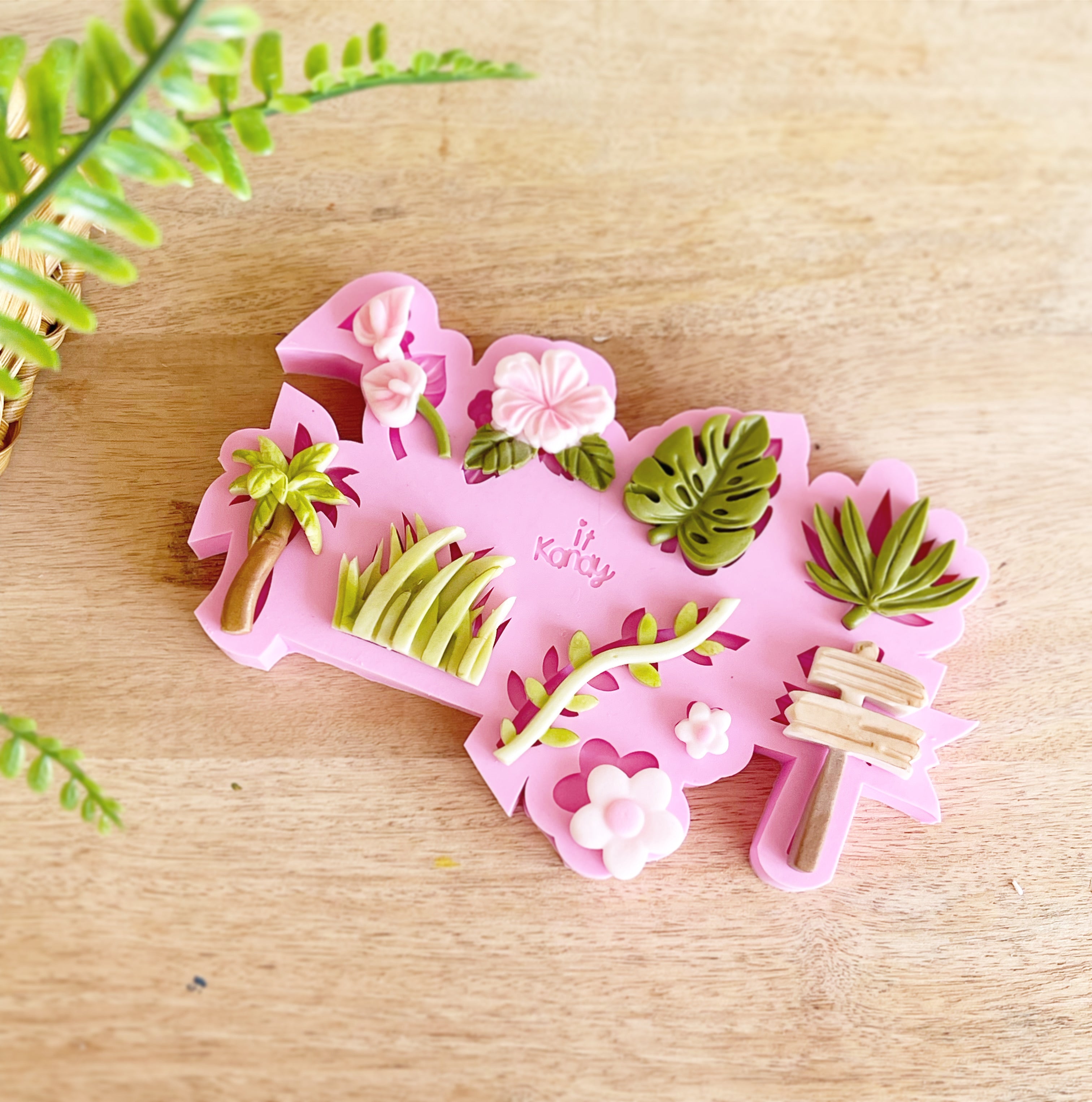 Small Jungle Plants Silicone Mold