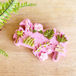 Large Jungle Plants Silicone Mold