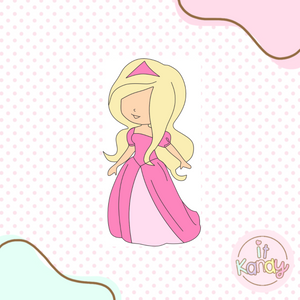 Sleeping beauty inspired cookie cutter