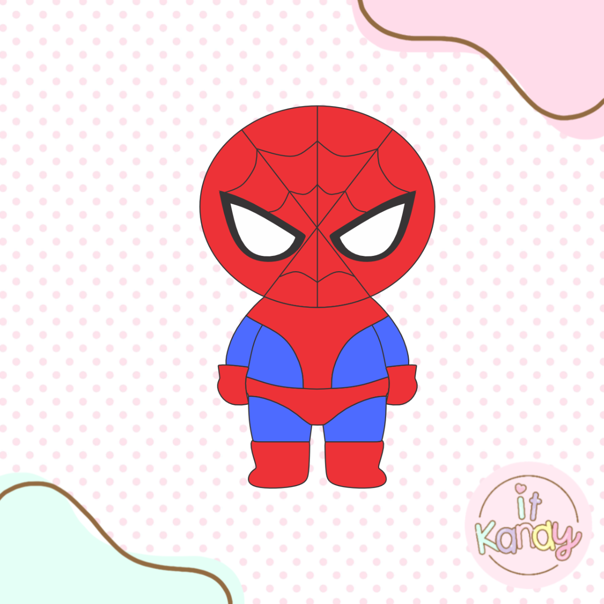 Spiderman inspired multi pc cookie cutter