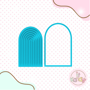 Rainbow arch backdrop cookie cutter